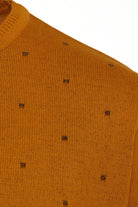 Regular Fit Saffron - Beige Wool Blend Crewneck Sweater