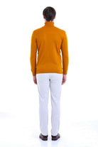 Regular Fit Saffron Turtleneck Sweater - MIB