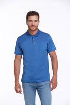 Regular Fit Sax Basic Cotton Polo T-Shirt - MIB