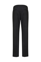 Regular Fit Side Pocket High Waist Gray Wool Dress Pants