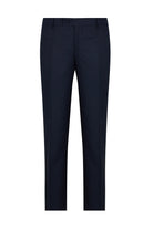 Regular Fit Side Pocket High Waist Navy Dress Pants - MIB