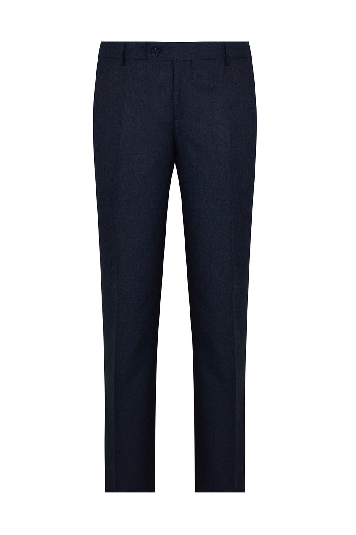 Regular Fit Side Pocket High Waist Navy Dress Pants - MIB