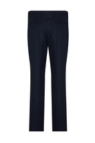 Regular Fit Side Pocket High Waist Navy Dress Pants - MIB