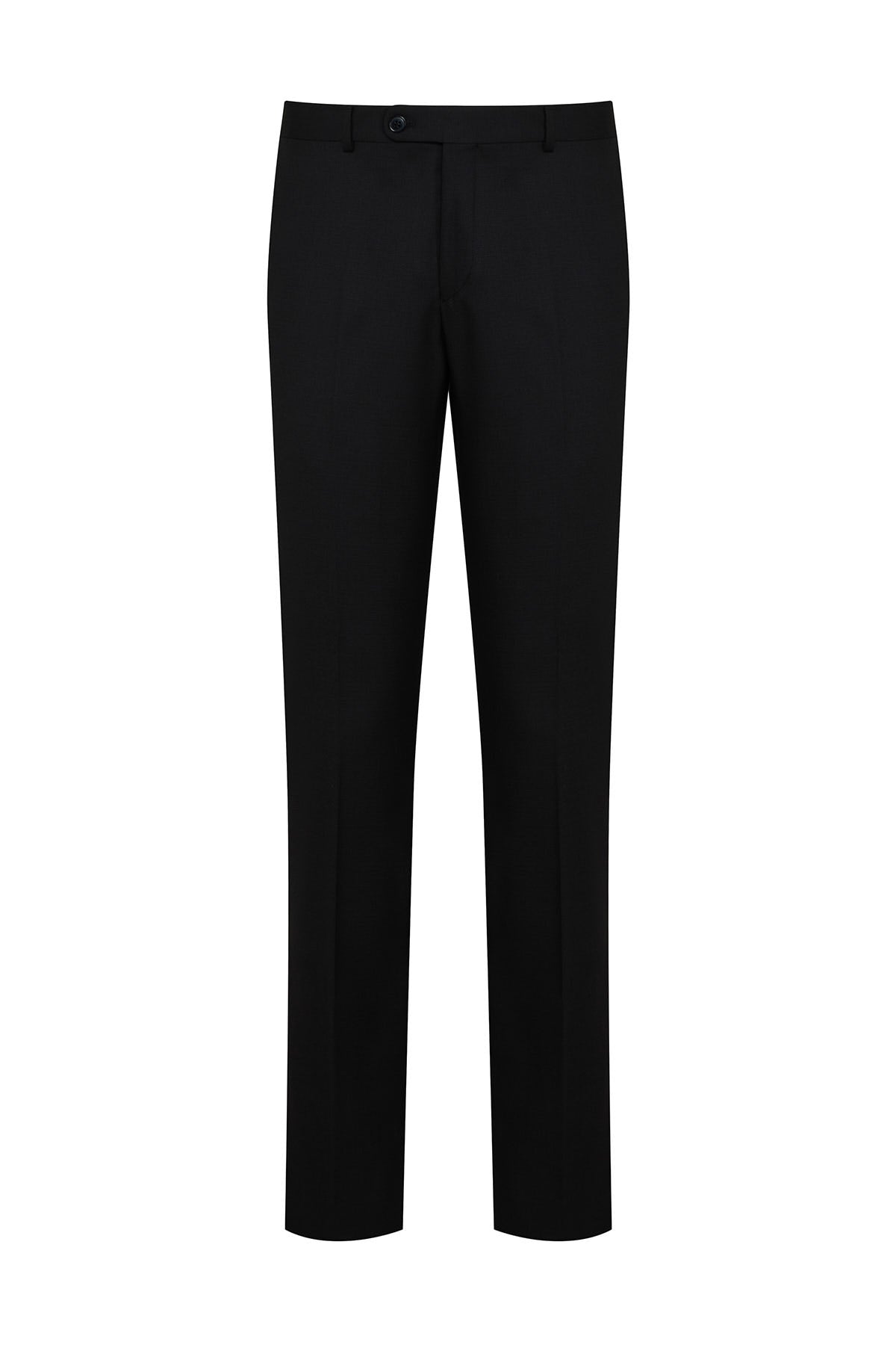 Regular Fit Side Pocket Low Waist Black Dress Pants - MIB