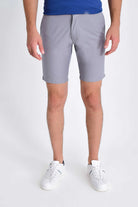 Regular Fit Side Pocket Low Waist Gray Cotton Shorts - MIB