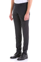 Regular Fit Side Pocket Low Waist Navy Dress Pants - MIB