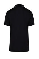 Regular Fit Solid Black Basic Cotton Polo T-Shirt - MIB