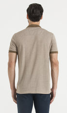 Regular Fit Tan - Ecru Polo T-Shirt - MIB