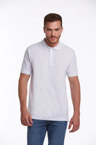 Regular Fit White Basic 100% Cotton Polo T-Shirt - MIB