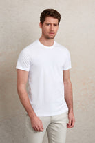 Regular Fit White Basic Cotton Crew Neck T-Shirt - MIB