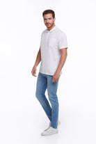 Regular Fit White Basic Cotton Polo T-Shirt - MIB