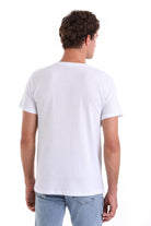 Regular Fit White Cotton Crew Neck T-Shirt - MIB