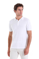 Regular Fit White Polo T-Shirt - MIB