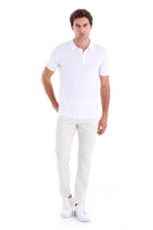 Regular Fit White Polo T-Shirt - MIB