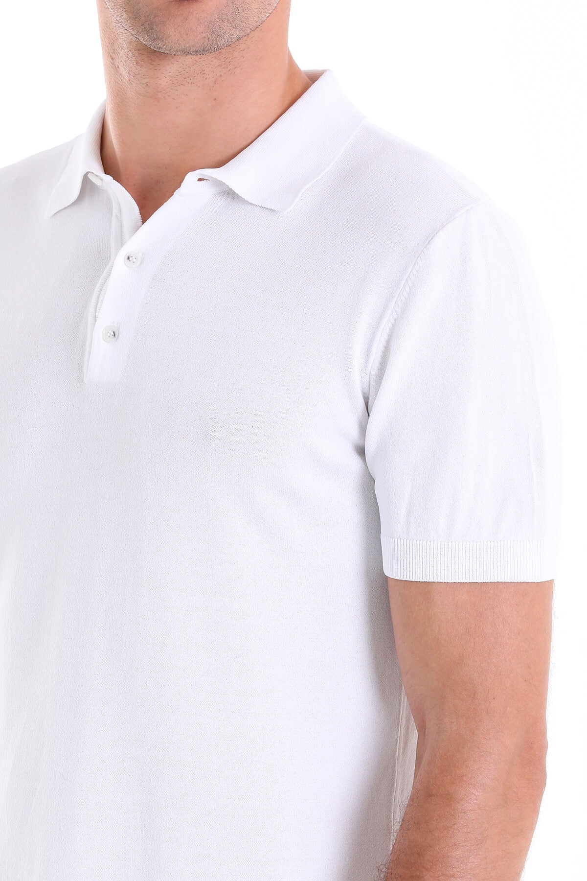 Regular Fit White Polo T-Shirt - MIB