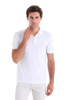 Regular Fit White Polo T-Shirt - MIB