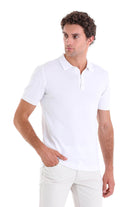 Regular Fit White Polo T-Shirt - MIB