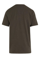 Slim Fit 100% Cotton Khaki Crew Neck T-Shirt - MIB