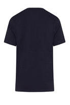 Slim Fit 100% Cotton Navy Crew Neck T-Shirt - MIB