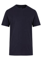 Slim Fit 100% Cotton Navy Crew Neck T-Shirt - MIB