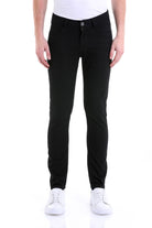 Slim Fit 5 Cotton Pocket Black Casual Pants - MIB