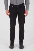 Slim Fit 5 Pocket Low Waist Black Casual Pants - MIB