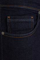 Slim Fit 5 Pocket Low Waist Unpleated Cotton Black Denim