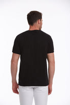 Slim Fit Basic Cotton Black Crew Neck T-Shirt - MIB