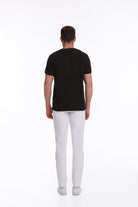 Slim Fit Basic Cotton Black Crew Neck T-Shirt - MIB