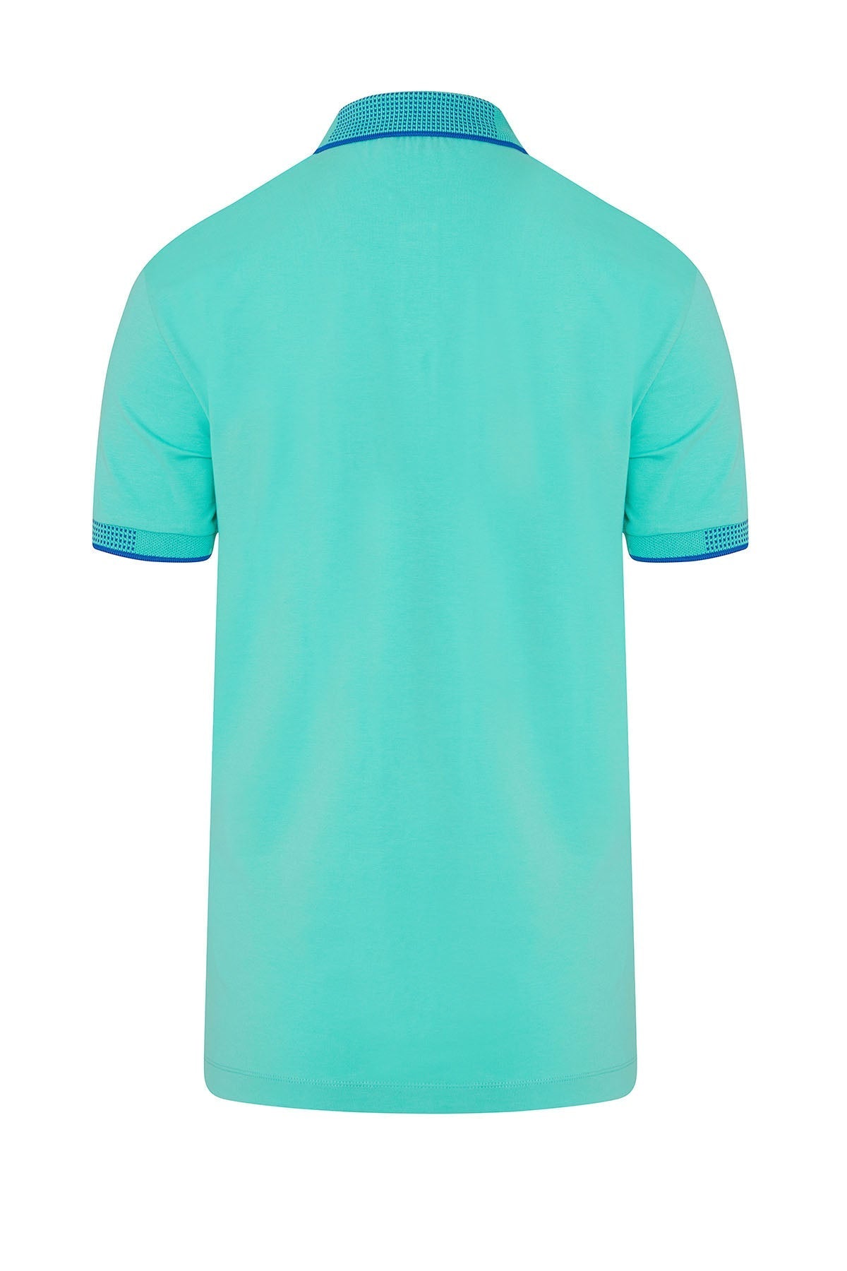 Slim Fit Basic Cotton Blend Mint Polo T-Shirt - MIB