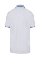 Slim Fit Basic Cotton Blend White Polo T-Shirt - MIB