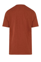 Slim Fit Basic Cotton Brick Crew Neck T-Shirt - MIB