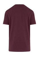 Slim Fit Basic Cotton Plum Crew Neck T-Shirt - MIB