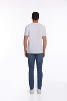 Slim Fit Basic Cotton White Crew Neck T-Shirt - MIB