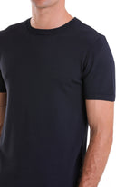 Slim Fit Basic Navy Crew Neck T-Shirt - MIB