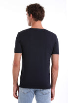 Slim Fit Basic Navy Crew Neck T-Shirt - MIB