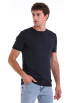 Slim Fit Basic Navy Crew Neck T-Shirt - MIB