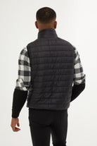 Slim Fit Black Down Like Padded Vest - MIB