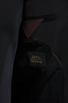 Slim Fit Black Peak Lapel Classic Tuxedo with Vest - MIB