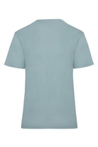 Slim Fit Blue Cotton Crew Neck T-Shirt - MIB