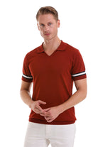 Slim Fit Brick Polo T-Shirt - MIB