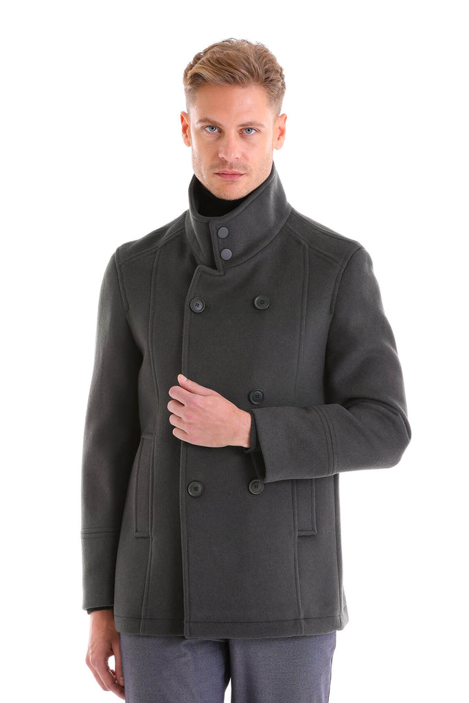 Slim Fit Cachet Carlo Double Breasted Wool Blend