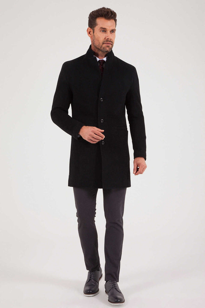 Slim Fit Cachet Madrid Notch Lapel Wool & Cashmere Blend