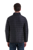 Slim Fit Ceasar Black Padded Coat - SAYKI