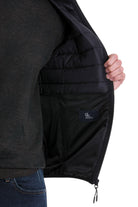 Slim Fit Ceasar Black Padded Coat - SAYKI