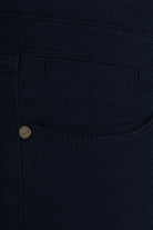 Slim Fit Cotton 5 Pocket Light Navy Casual Pants - MIB