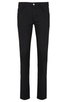 Slim Fit Cotton 5 Pocket Low Waist Black Casual Pants - MIB