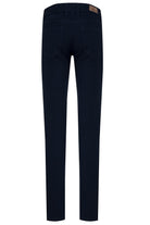 Slim Fit Cotton 5 Pocket Low Waist Navy Casual Pants - MIB