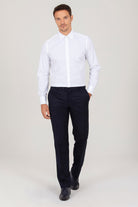 Slim Fit Cotton French Cuff White Dress Shirt - MIB