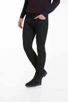 Slim Fit Cotton Low Waist Navy Casual Pants - MIB